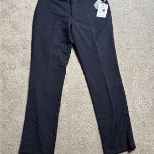 Tahari Dress Pants Mens 34x32 Navy Infinite Stretch Slim Fit